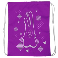 Мешок-рюкзак "Rabbit" (фиолетовый)  SM-205